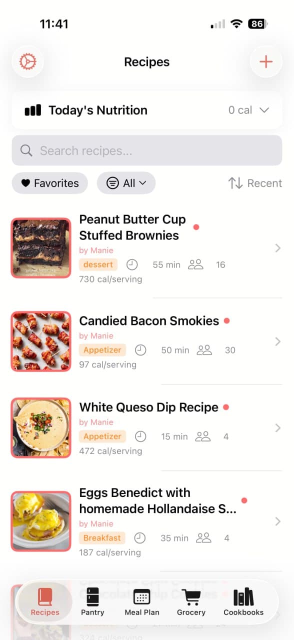 RecipeRelay screenshot 1